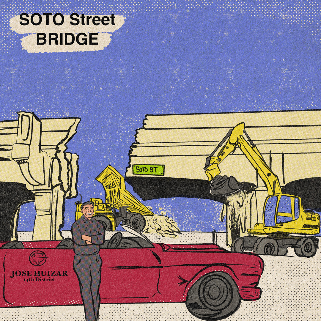 Illustration of Soto Street Bridge